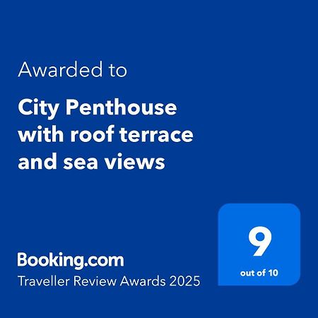 City Penthouse With Roof Terrace And Sea Views Валета Екстериор снимка
